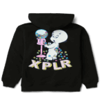 X Bubblegum Hoodie Black